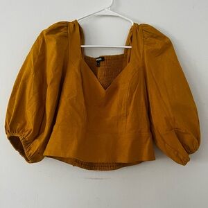 Yellow express blouse